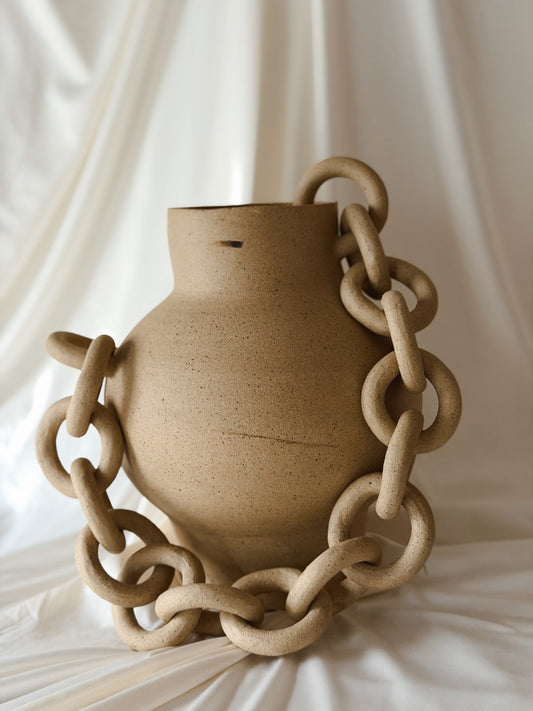 Ceramic Chain Vessel #09