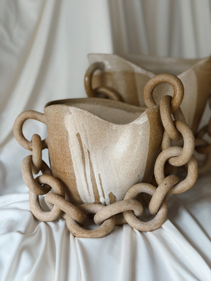 Ceramic Chain Vessel #08