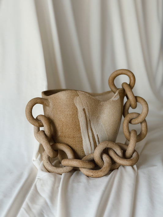 Ceramic Chain Vessel #08