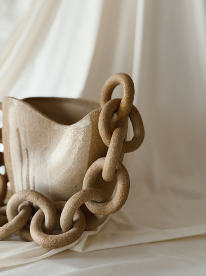 Ceramic Chain Vessel #08