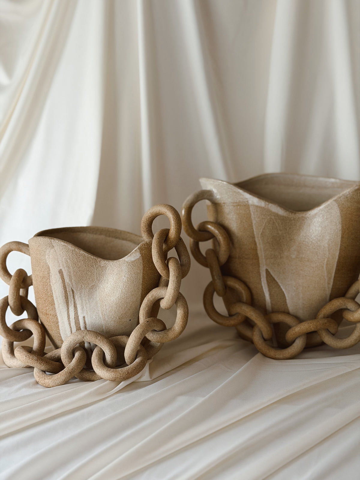 Ceramic Chain Vessel #08